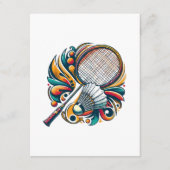 Badminton Graphic Begleitkarte (Vorderseite)