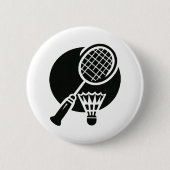 Badminton Graphic Button (Vorderseite)