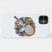 Badminton Graphic Case-Mate iPhone Hülle (Rückseite (Horizontal))
