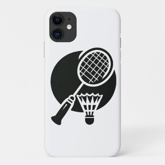 Badminton Graphic Case-Mate iPhone Hülle (Rückseite)