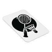 Badminton Graphic Magnet (Rechte Seite)