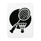 Badminton Graphic Magnet (Vertikal)
