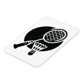 Badminton Graphic Magnet (Linke Seite)