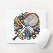 Badminton Graphic Mousepad (Mit Mouse)