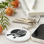 Badminton Graphic Schlüsselanhänger (Vorderseite rechts)