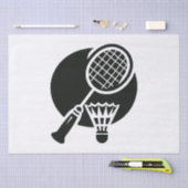Badminton Graphic Seidenpapier (Handwerk)