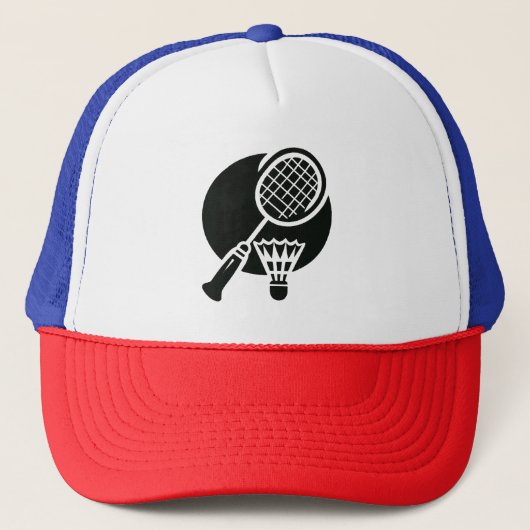 Badminton Graphic Truckerkappe (Vorderseite)