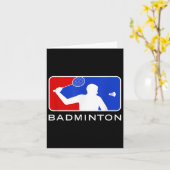Badminton _ Große Ligen Karte (Gelbe Blume)