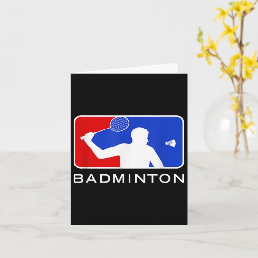 Badminton _ Große Ligen Karte (Gelbe Blume)