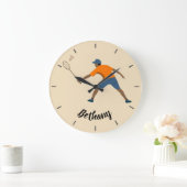 Badminton Große Wanduhr (Zuhause)