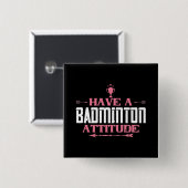 Badminton - haben Sie eine Badminton-Einstellung Button (Vorne & Hinten)