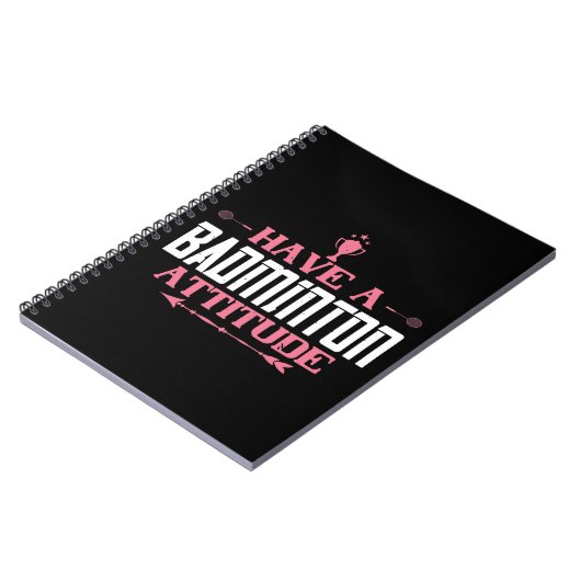 Badminton - haben Sie eine Badminton-Einstellung Notizblock (Linke Seite)