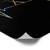 Badminton Heartbeat Poster (Ecke)