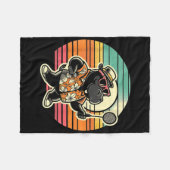 Badminton Hippo Shuttle Fleecedecke (Vorderseite (Horizontal))