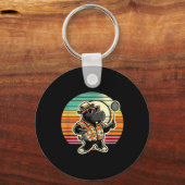 Badminton Hippo Shuttle  Schlüsselanhänger (Vorderseite)