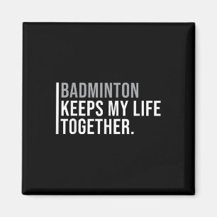 Badminton Hobby Badminton-Spielerquote Magnet