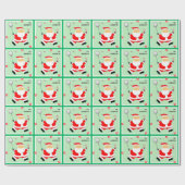Badminton Holiday-Geschenk Geschenkpapier (Flach)