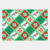 Badminton Holiday-Geschenk Geschenkpapier Set (Vorderseite 2)