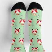 Badminton Holiday-Geschenk Socken (Oben)