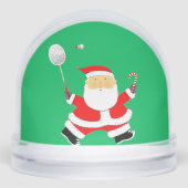 Badminton Holiday Gift Kleine Geschenk Schneekugeln (Vorderseite)