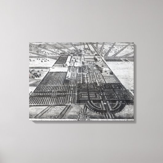 Badminton House im Landkreis von Gloucester Leinwanddruck (Vorderseite)