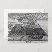 Badminton House im Landkreis von Gloucester Postkarte (Vorne/Hinten)