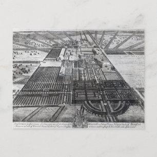 Badminton House im Landkreis von Gloucester Postkarte