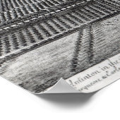 Badminton House in the County of Gloucester Poster (Ecke)