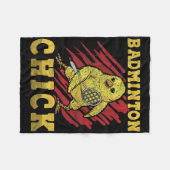 Badminton Huhn Fleecedecke (Vorderseite (Horizontal))