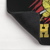 Badminton Huhn Mousepad (Ecke)