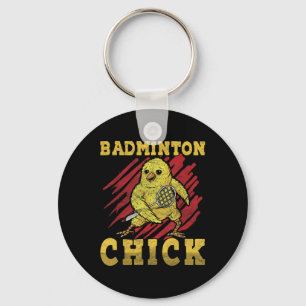 Badminton-Huhn Schlüsselanhänger