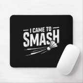 Badminton I kam zum Shuttleservice Mousepad (Mit Mouse)