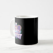 Badminton I Racket Scientist I Badminton Racket Sh Kaffeetasse (Vorderseite Links)