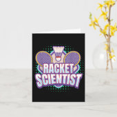 Badminton I Racket Scientist I Badminton Racket Sh Karte (Gelbe Blume)