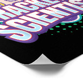Badminton I Racket Scientist I Badminton Racket Sh Poster (Ecke)
