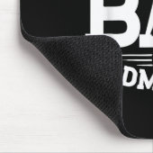Badminton, ich stecke das Schlechte in Badminton,  Mousepad (Ecke)