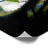 Badminton In Me Design  Poster (Ecke)