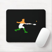 Badminton Indian Flag Racquet Shuttle Men Player Mousepad (Mit Mouse)