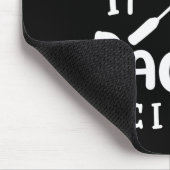 Badminton ist die Racket-Wissenschaft Mousepad (Ecke)