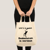 Badminton ist ernst tragetasche (Vorderseite (Produkt))