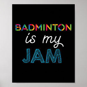 Badminton ist mein Badminton-Design Poster