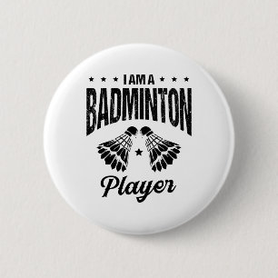 Badminton ist mein Lebensbummler Button