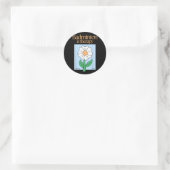 Badminton ist therapeutisches Racket Sport Stress Runder Aufkleber (Tasche)