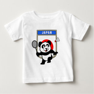 Badminton Japan Panda Baby T-shirt