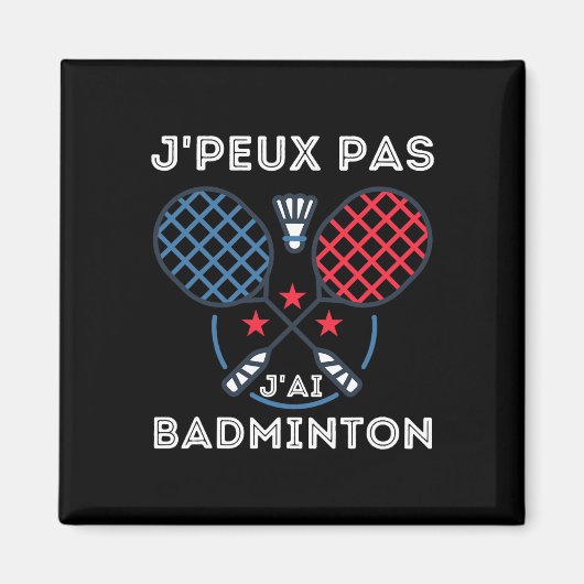 Badminton Jersey Magnet (Vorne)