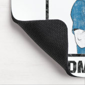 Badminton Junge Schläger Sport Mann Schläge Mousepad (Ecke)