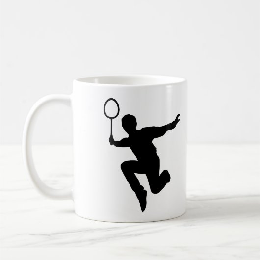 Badminton Kaffeetasse (Links)