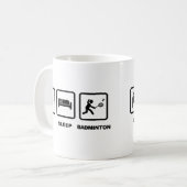 Badminton Kaffeetasse (Vorderseite Links)