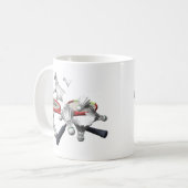 Badminton Kaffeetasse (Vorderseite Links)
