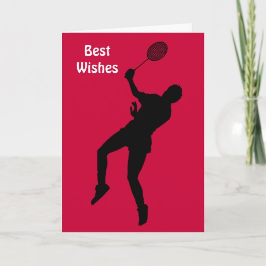 Badminton Karte (Vorderseite)